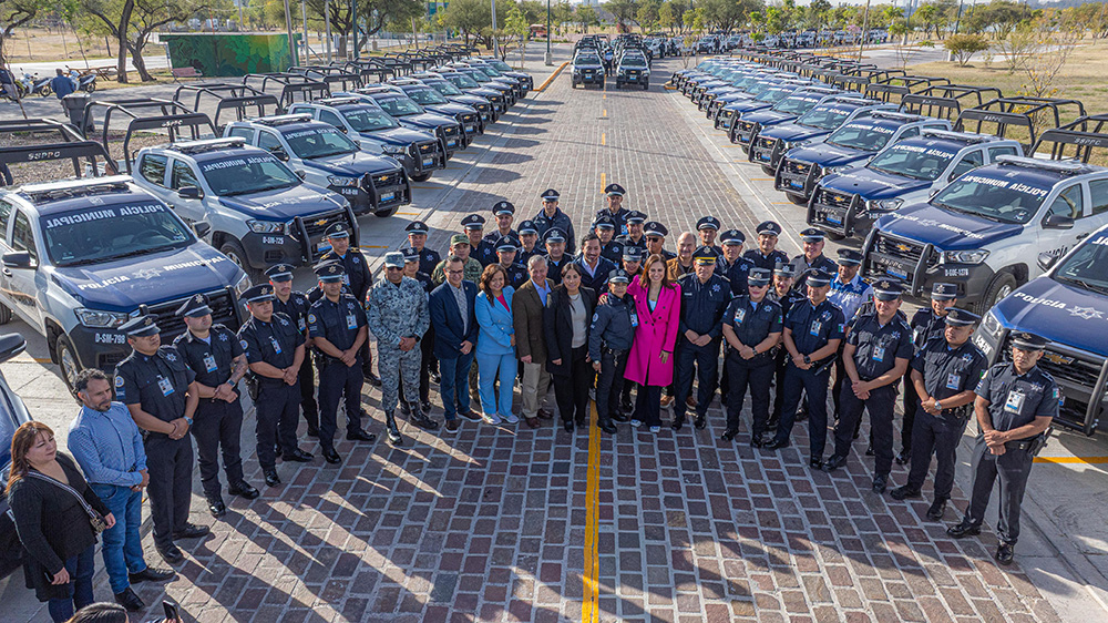 León fortalece su seguridad con nuevo equipamiento policial